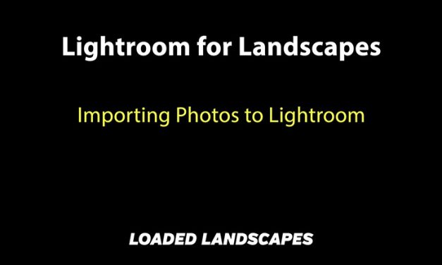 Importing Your Photos to Lightroom