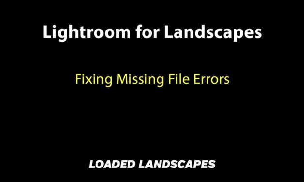 Fixing Missing File Errors