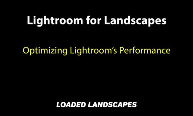 Optimizing Lightroom’s Performance